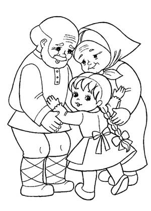 По русским народным сказкам раскраска 39