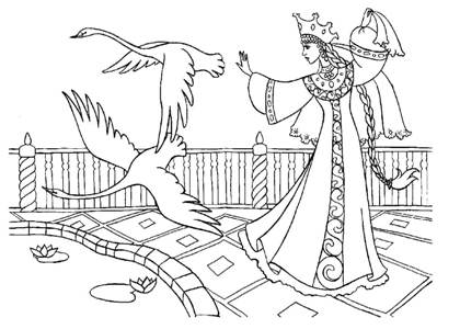 По русским народным сказкам раскраска 62