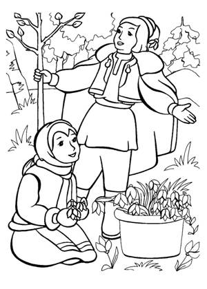 По сказкам Самуила Маршака раскраска 17