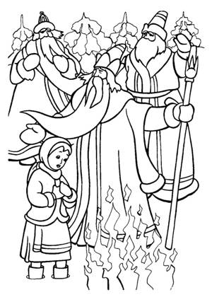 По сказкам Самуила Маршака раскраска 20