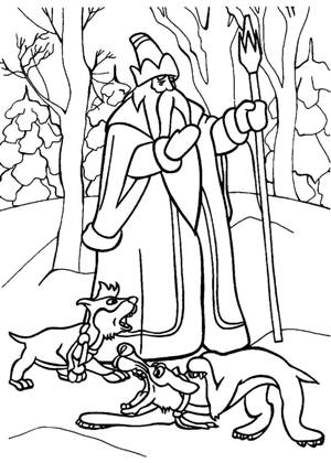 По сказкам Самуила Маршака раскраска 24