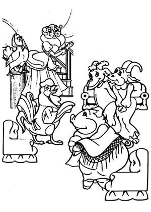 По сказкам Самуила Маршака раскраска 33