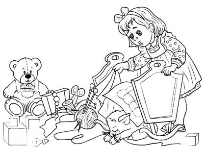 По сказкам Самуила Маршака раскраска 45