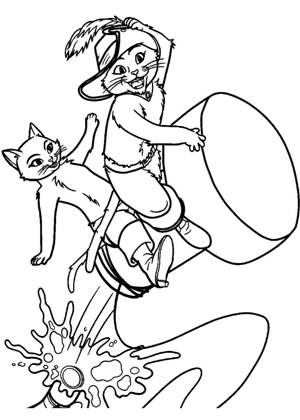 По сказкам Шарля Перро раскраска 11