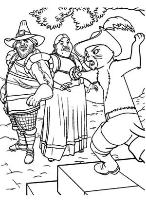 По сказкам Шарля Перро раскраска 14