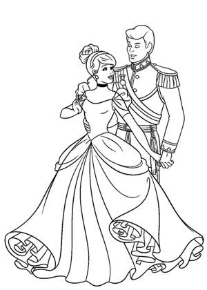 По сказкам Шарля Перро раскраска 2