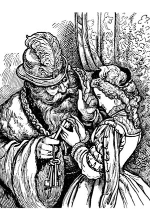 По сказкам Шарля Перро раскраска 35