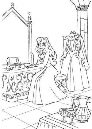 По сказкам Шарля Перро раскраска 40