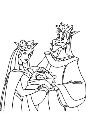 По сказкам Шарля Перро раскраска 45