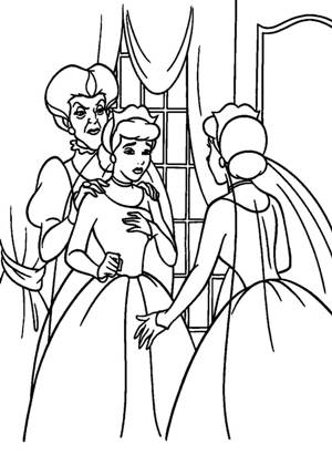 По сказкам Шарля Перро раскраска 5