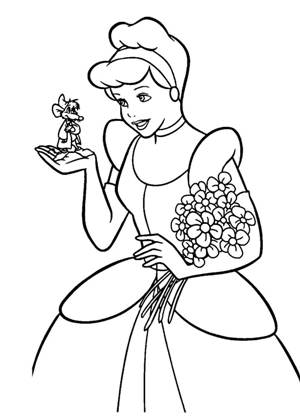 По сказкам Шарля Перро раскраска 6