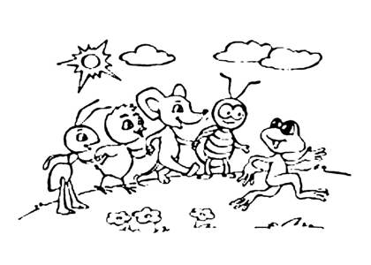 По сказкам Сутеева раскраска 13