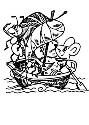 По сказкам Сутеева раскраска 16