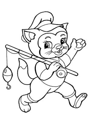 По сказкам Сутеева раскраска 20