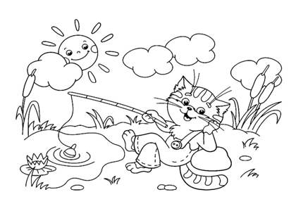 По сказкам Сутеева раскраска 21