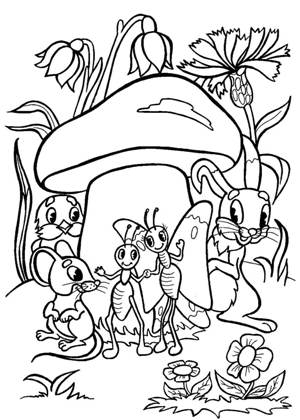 По сказкам Сутеева раскраска 37