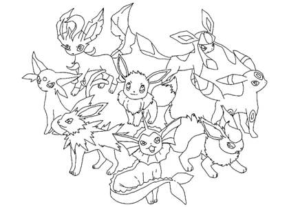 Раскраски Покемоны Покемоны раскраска 1