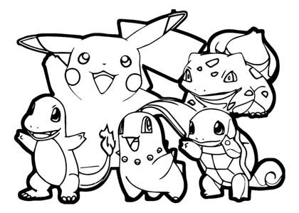Раскраски Покемоны Покемоны раскраска 19