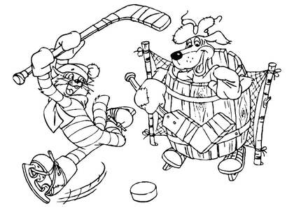 Раскраски Новое Простоквашино Новое Простоквашино — раскраска 20