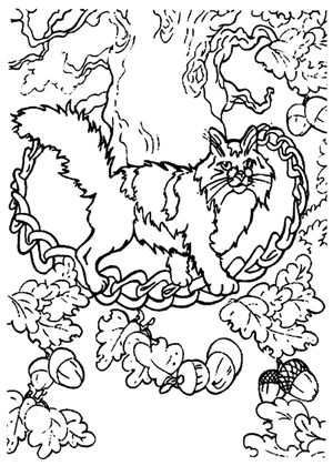 По сказкам Пушкина раскраска 12