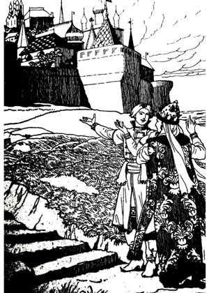 По сказкам Пушкина раскраска 36