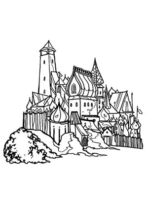 По сказкам Пушкина раскраска 39