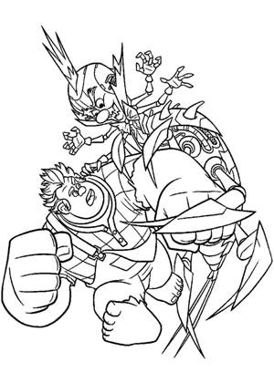 Раскраски Ральф Ральф раскраска 12