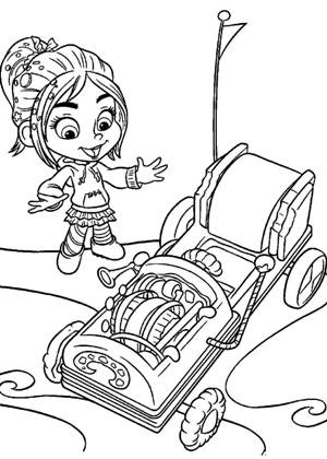 Раскраски Ральф Ральф раскраска 14