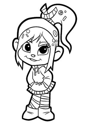 Раскраски Ральф Ральф раскраска 16