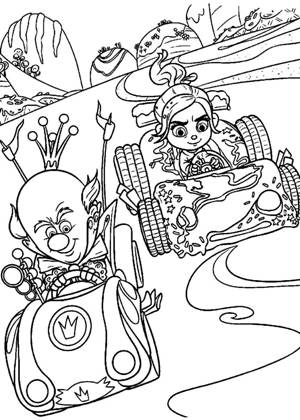 Раскраски Ральф Ральф раскраска 20