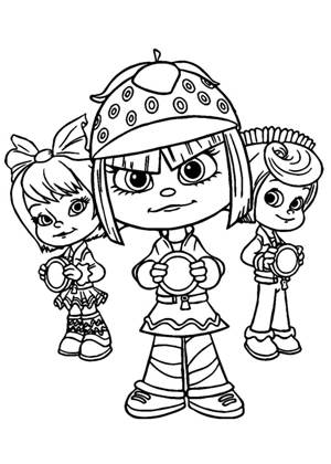 Раскраски Ральф Ральф раскраска 29