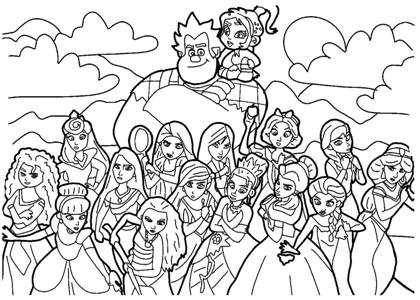 Раскраски Ральф Ральф раскраска 3