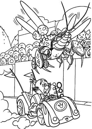 Раскраски Ральф Ральф раскраска 6