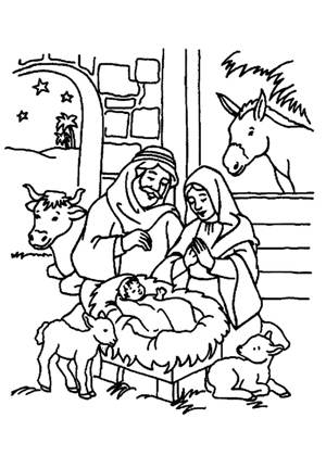 Рождество раскраска 12