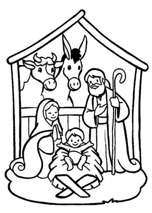 Рождество раскраска 16