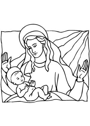 Рождество раскраска 21