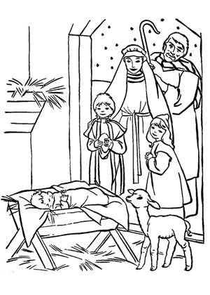 Рождество раскраска 31