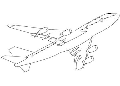 Раскраски Самолёты Самолёты раскраска 16