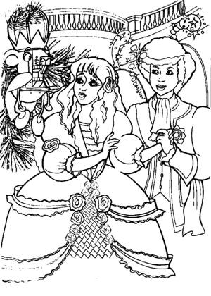 Раскраски Щелкунчик Щелкунчик раскраска 10