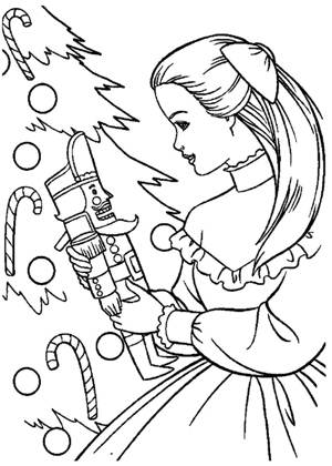 Раскраски Щелкунчик Щелкунчик раскраска 11