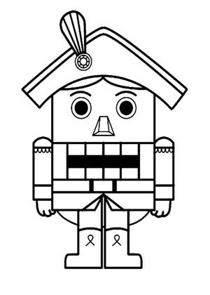 Раскраски Щелкунчик Щелкунчик раскраска 14