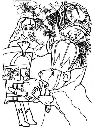 Раскраски Щелкунчик Щелкунчик раскраска 16