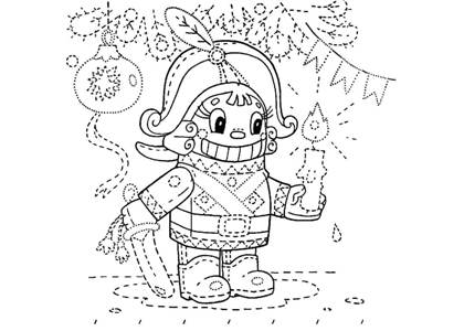 Раскраски Щелкунчик Щелкунчик раскраска 3