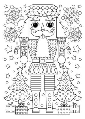 Раскраски Щелкунчик Щелкунчик раскраска 9