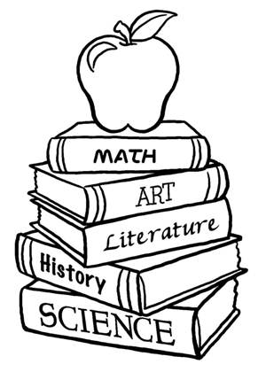 Раскраски Школа Школа раскраска 1