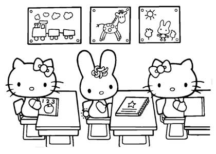 Раскраски Школа Школа раскраска 14