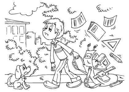 Раскраски Школа Школа раскраска 28