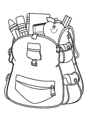 Раскраски Школа Школа раскраска 9