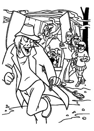 Скуби Ду раскраска 10