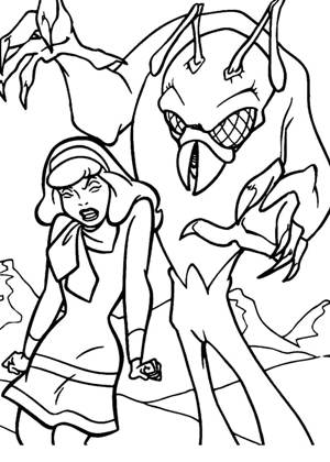 Скуби Ду раскраска 13